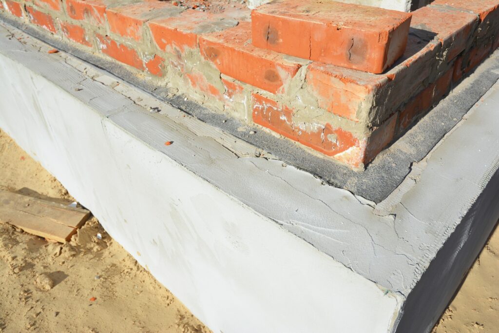Damp proofing treatment applied to brickwork at a Newcastle property